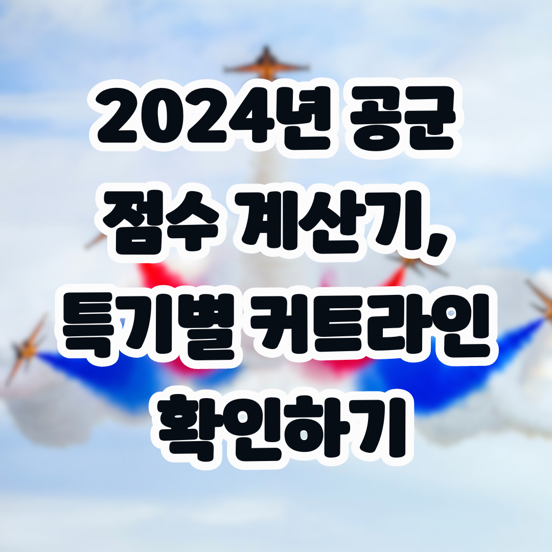 공군 점수 계산기 - 히든도그
