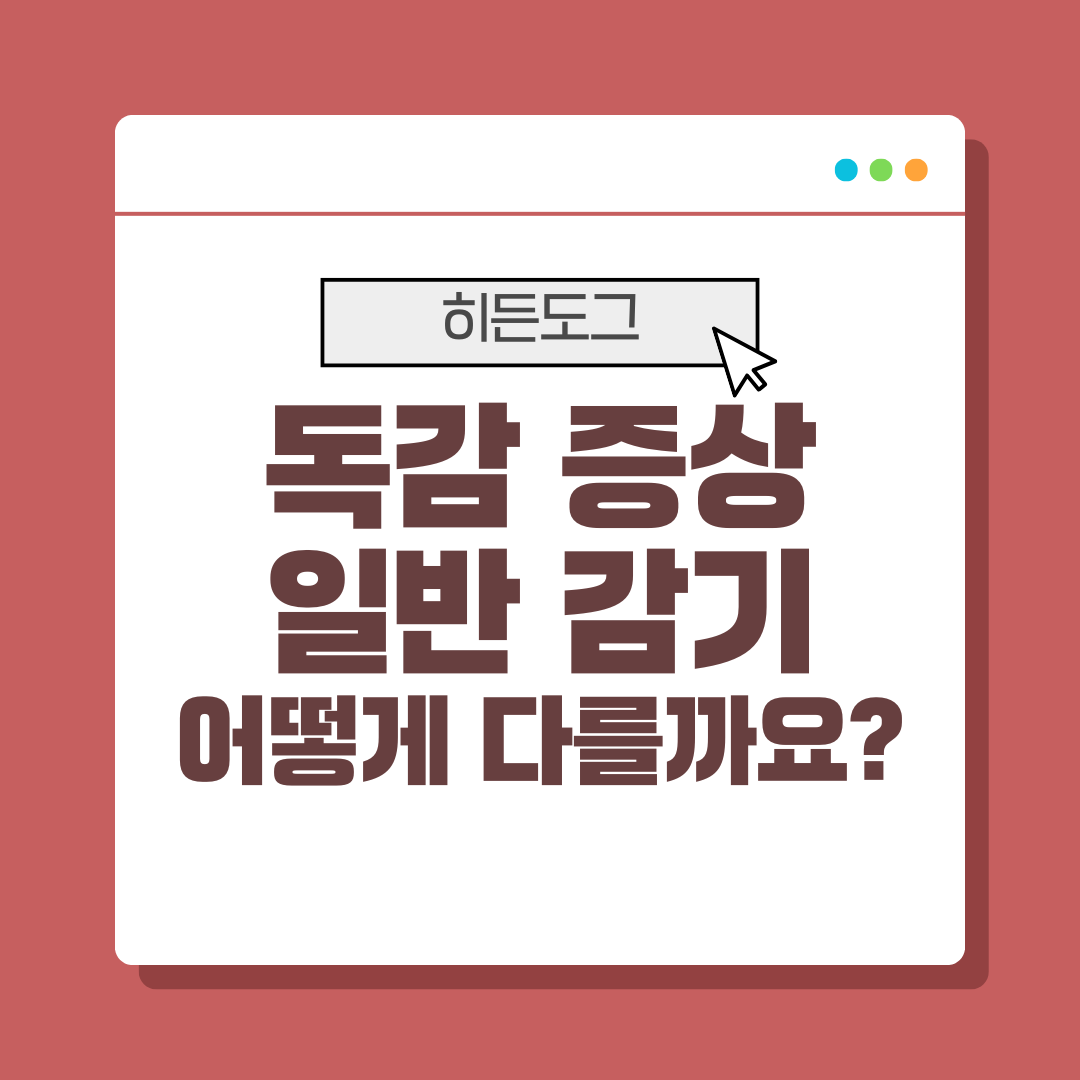 독감 증상?