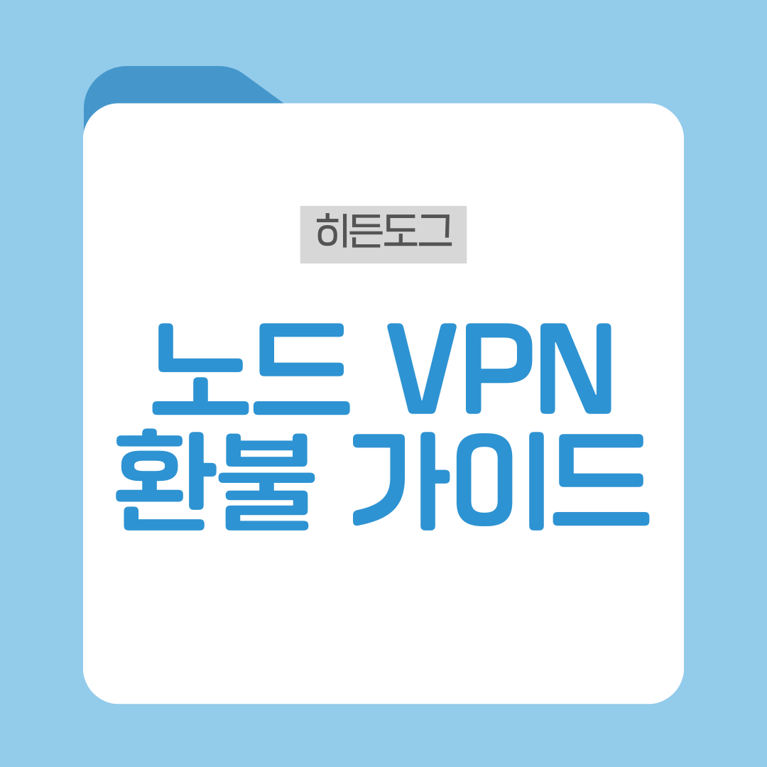 노드 VPN(NordVPN) 환불 가이드